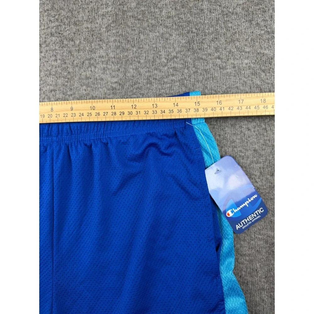Champion Men's Royal Blue Athletic Basketball Shorts‎ Size Medium Elastic Waist
